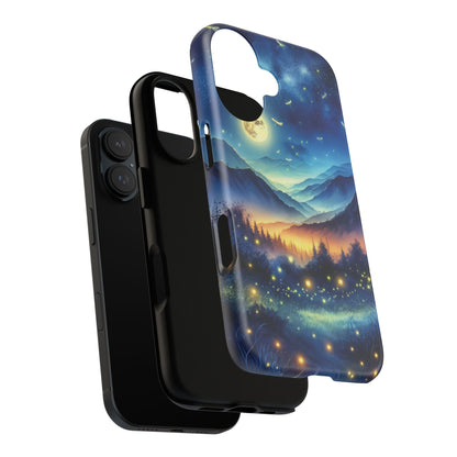 Cute Fireflies Phone Case - Lightning Bugs - Firefly Dancing In The Trees Phone Cover For iPhones 15, 14, 13, 12, 11, Samsung Galaxy Series! - BOGO Cases