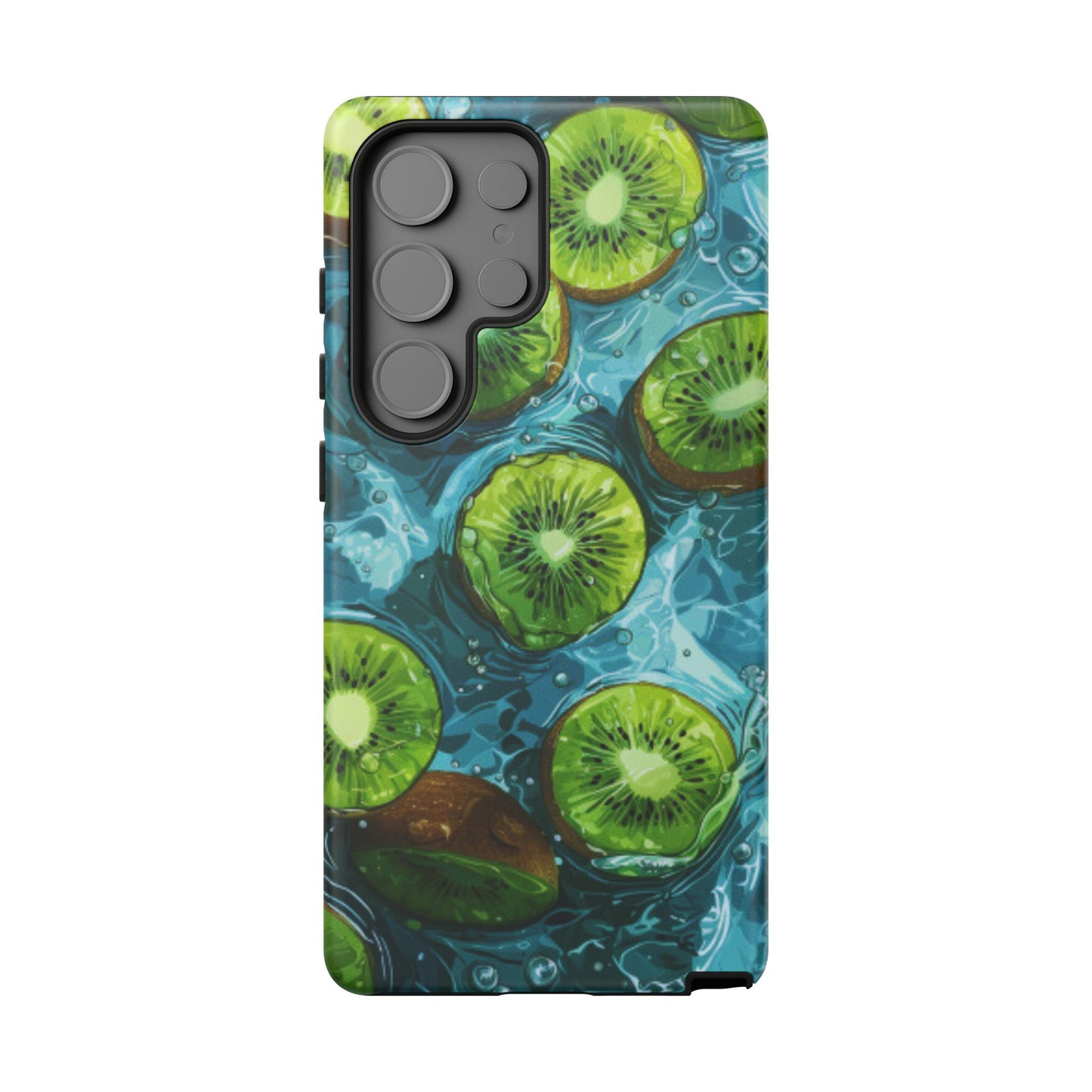 Tropical Kiwi Splash Samsung Galaxy  Case – Tough Dual-Layer, Vibrant Summer Design