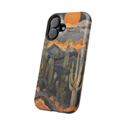 Desert Dusk Cacti iPhone Case