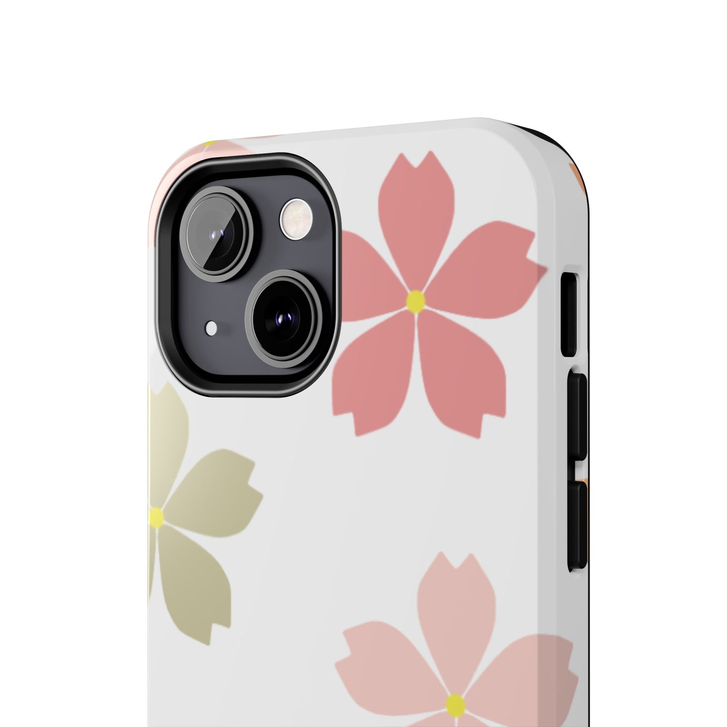 Pastel Sakura Blossom Tough iPhone Case – Durable Design with Soft Matte Finish