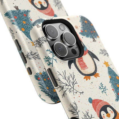 Snowy Christmas Cheer MagSafe iPhone Case