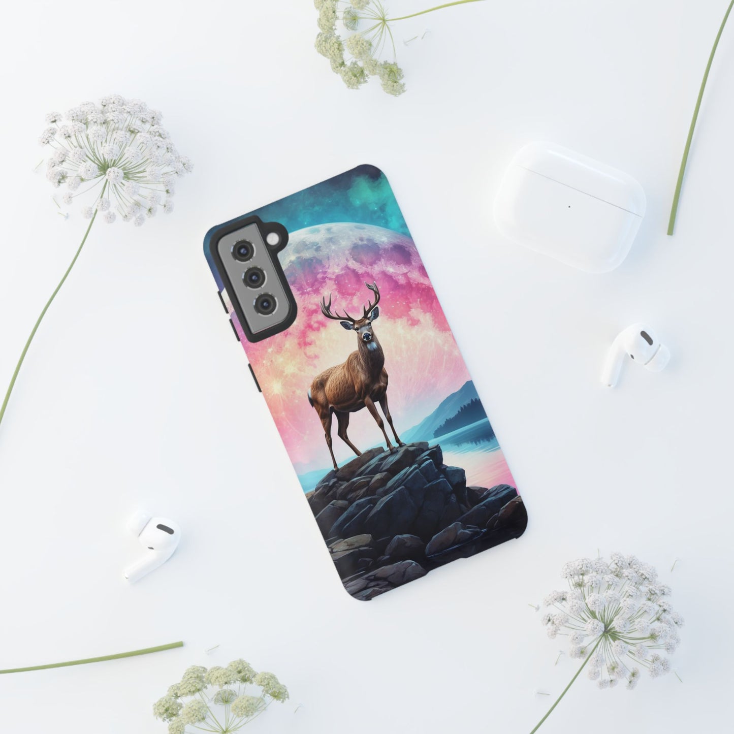 Stag in Moonlit Glow Samsung Galaxy Case