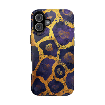 Regal Amethyst Leopard iPhone Case