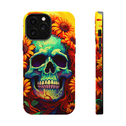 Sun Kissed Skull MagSafe iPhone Case