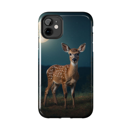 Phone Case – Mystic Fawn Under the Moonlit Sky