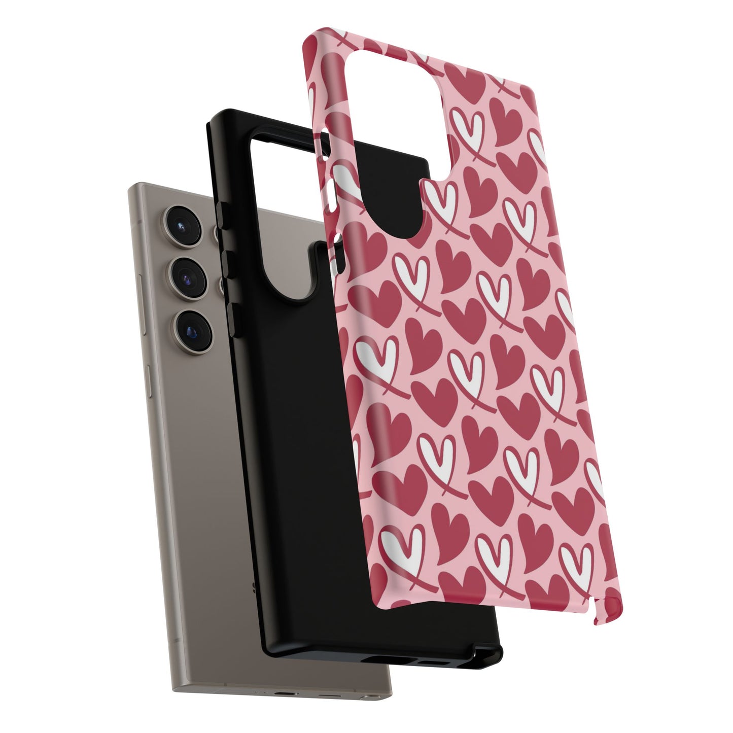 Hand-Drawn Hearts Samsung Galaxy Case