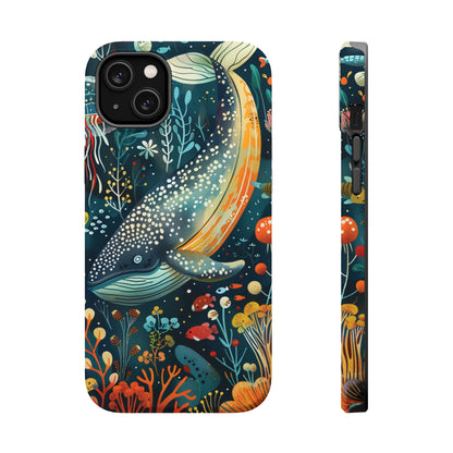 Oceanic Elegance Whale iPhone Case