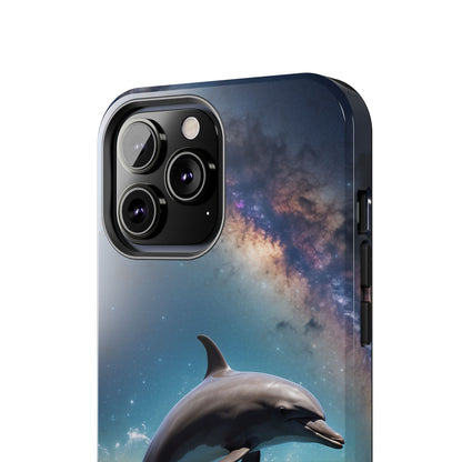 Dolphin Galaxy Splash - iPhone Case