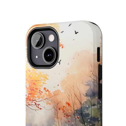 Autumn River Serenity – iPhone Case