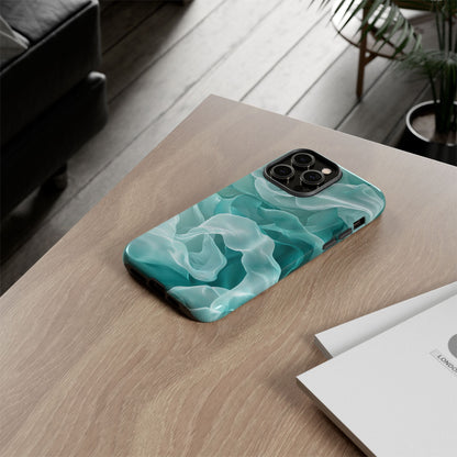 Blue Linen Design iPhone Case