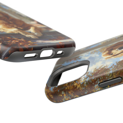 Golden Retriever Autumn Serenity - MagSafe iPhone Series Case