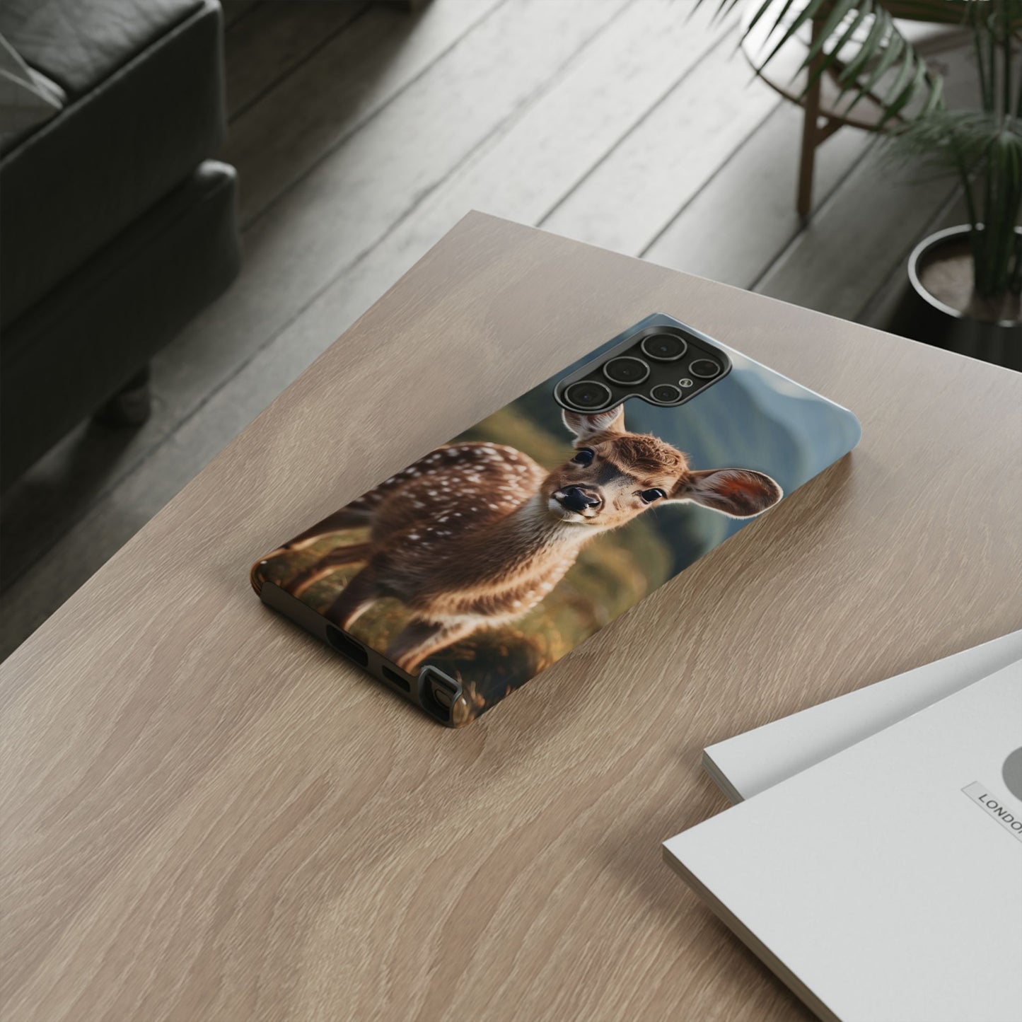 Gentle Fawn in Mountain Meadows Samsung Galaxy Case