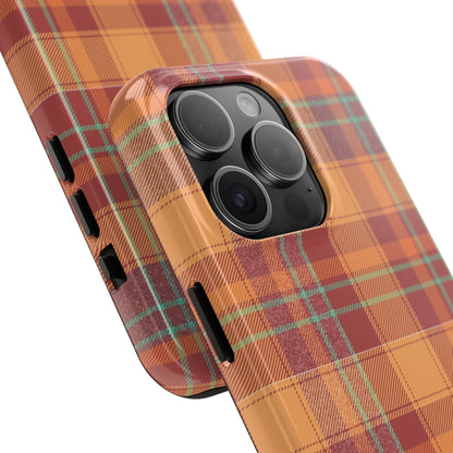 iPhone Case - Autumn Tartan Plaid Design