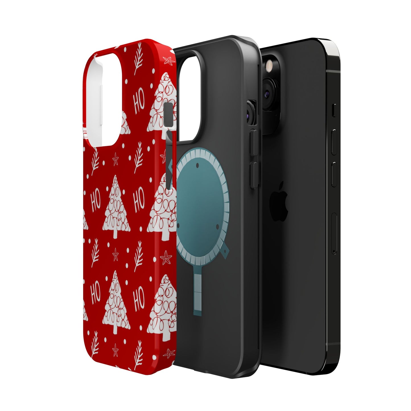 MagSafe iPhone Case: Ho Ho Ho – Christmas Tree Wonderland