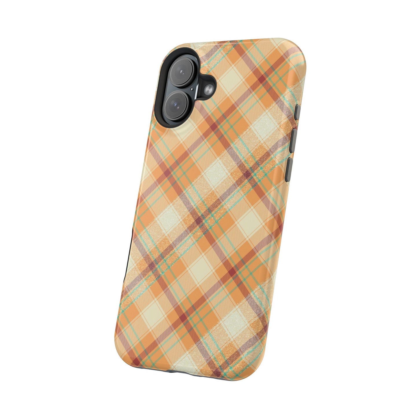 MagSafe Case - Warm Autumn Plaid Design