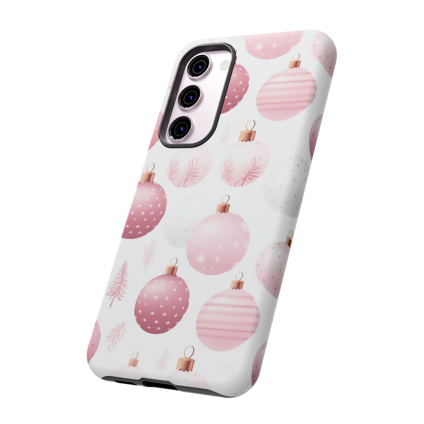 Samsung Galaxy Case: Merry in Pink – Christmas Balls