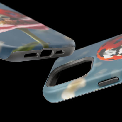 MagSafe iPhone Case: Floral Ladybug Delight