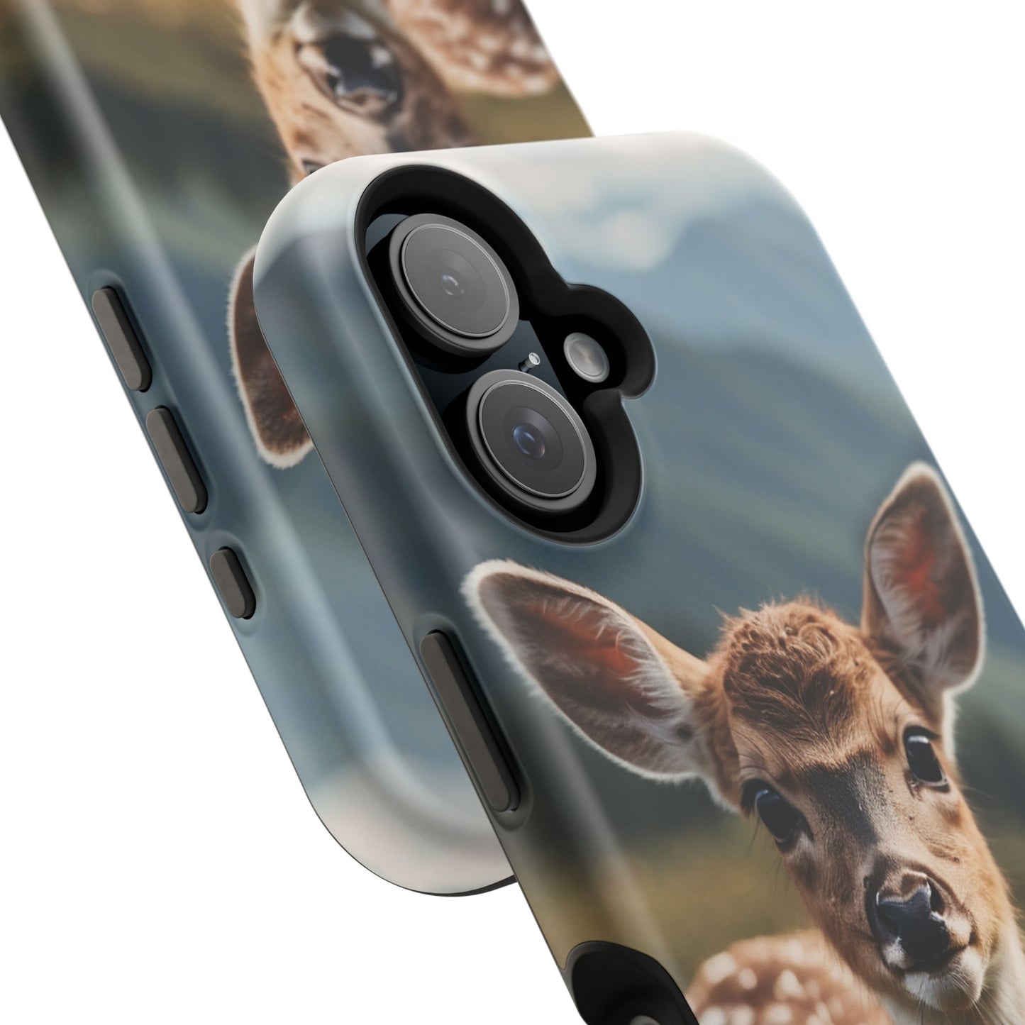 Gentle Fawn in Mountain Meadows MagSafe iPhone Case