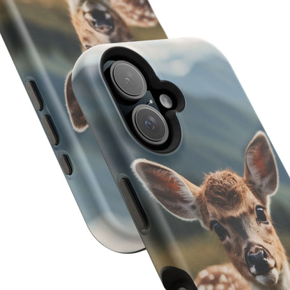 Gentle Fawn in Mountain Meadows MagSafe iPhone Case