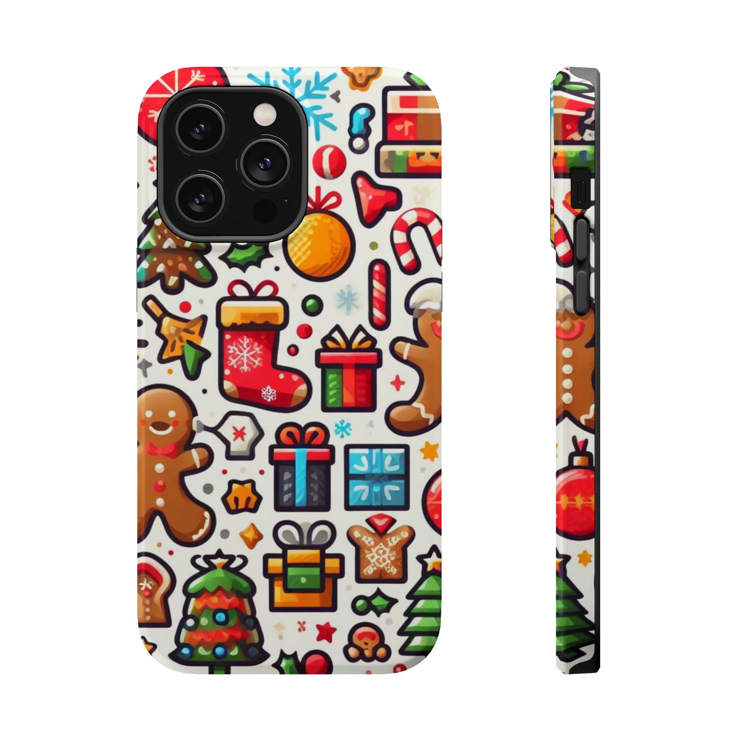 Festive Christmas Icons Pattern – MagSafe iPhone Series Case