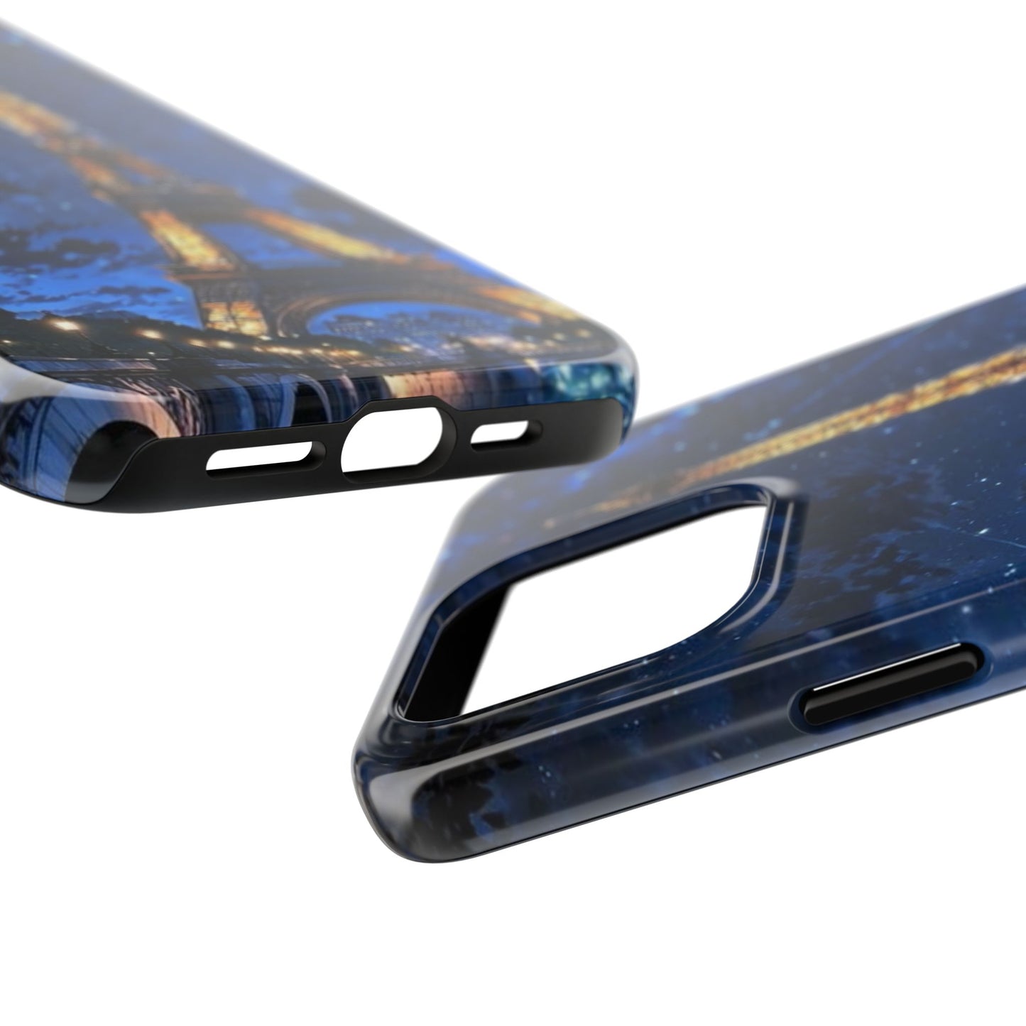 iPhone Case - Eiffel Tower Under Starlit Sky Design