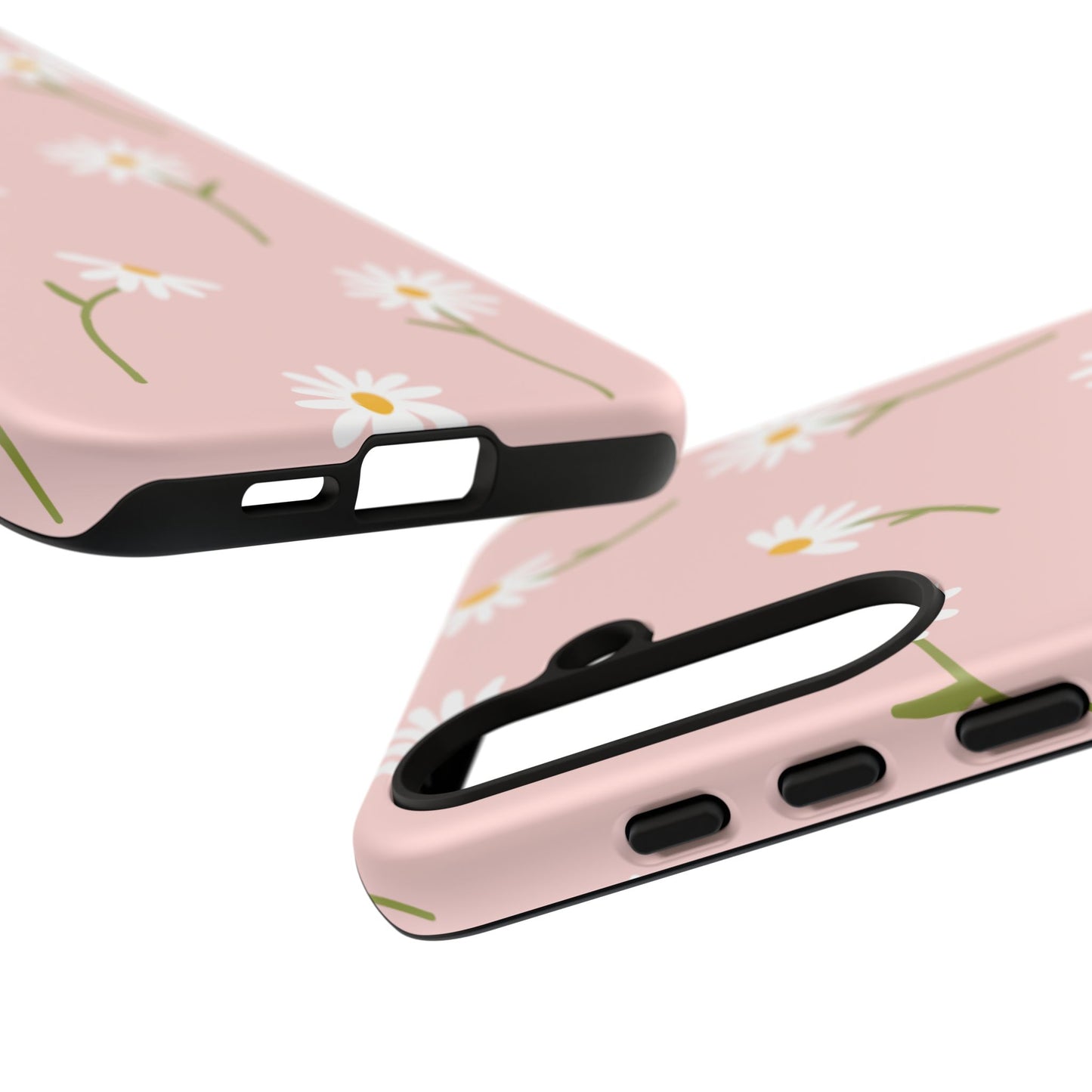 Daisy Delight Tough Samsung Galaxy Case – Cute Floral Design with Dual-Layer Protection