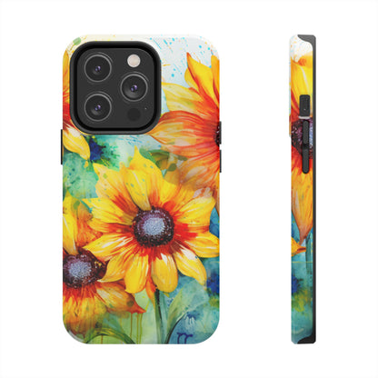 Watercolor Sunflower Splash - iPhone Series Case