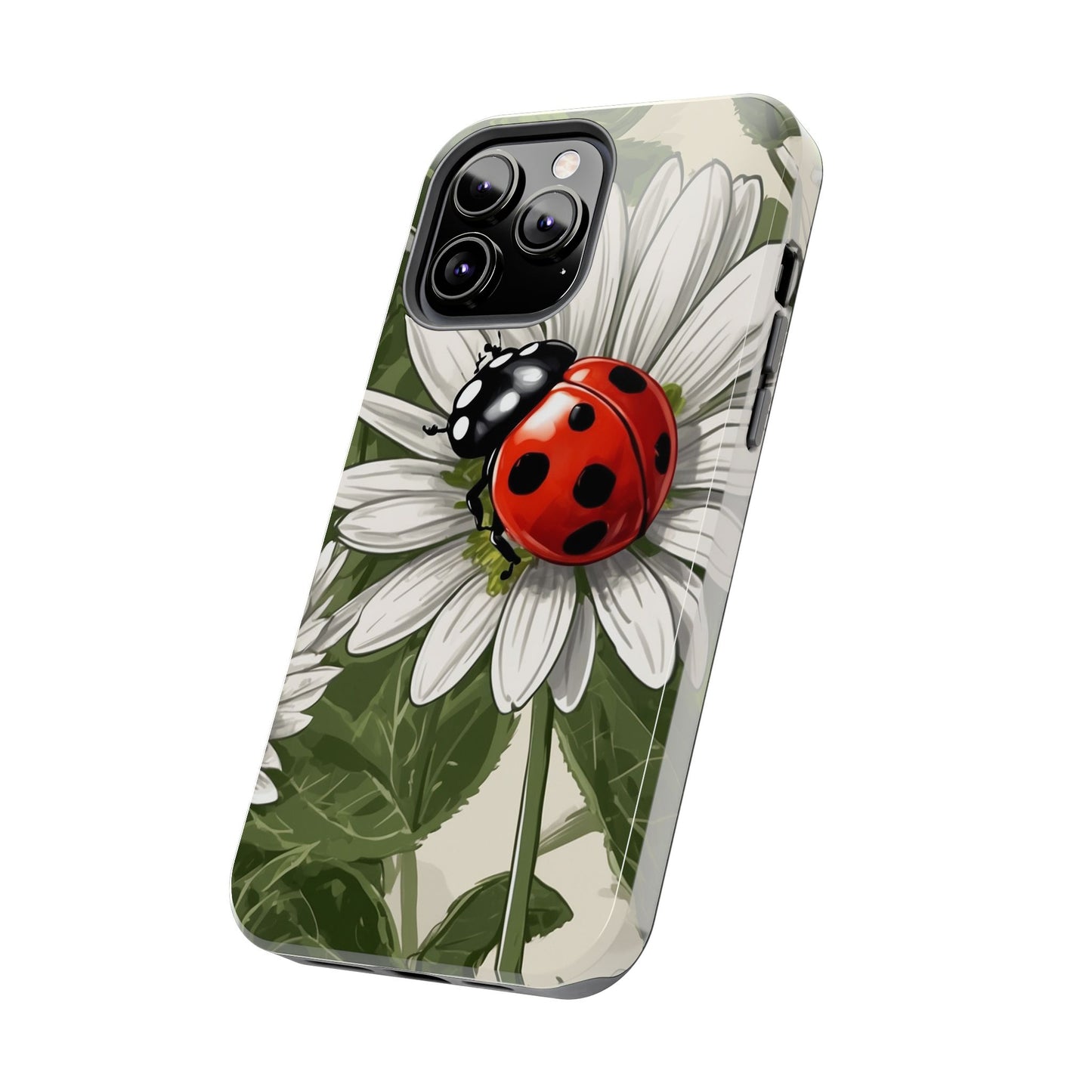 Ladybug & Daisy Garden Charm - iPhone Series Case