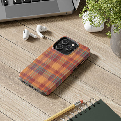 iPhone Case - Autumn Tartan Plaid Design