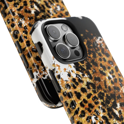 Bold Leopard Ink Splash - iPhone Series Case