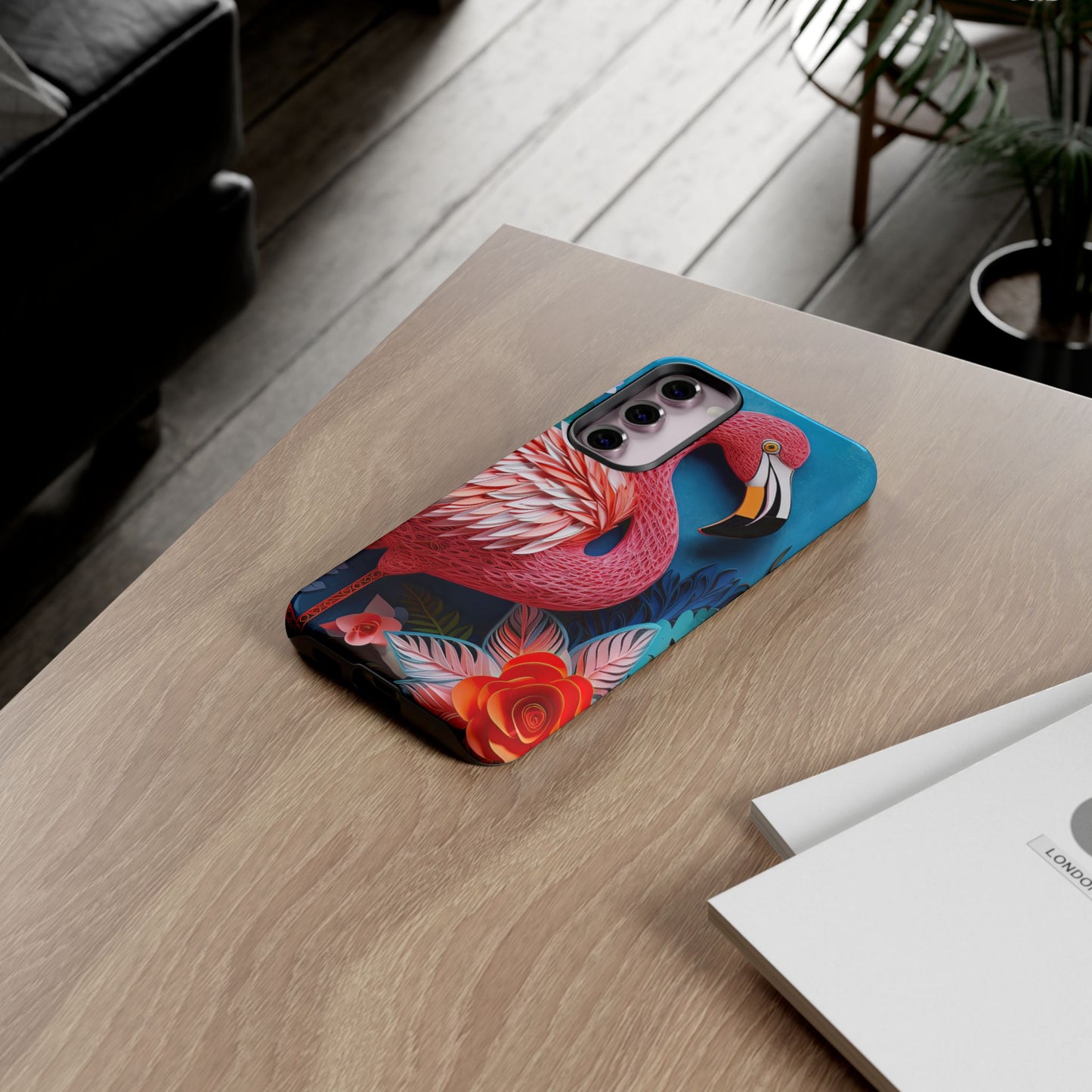 Flamingo Dreams – Bold Tropical Samsung Case