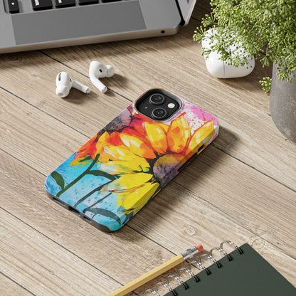 Bold Watercolor Sunflowers - iPhone Series Case