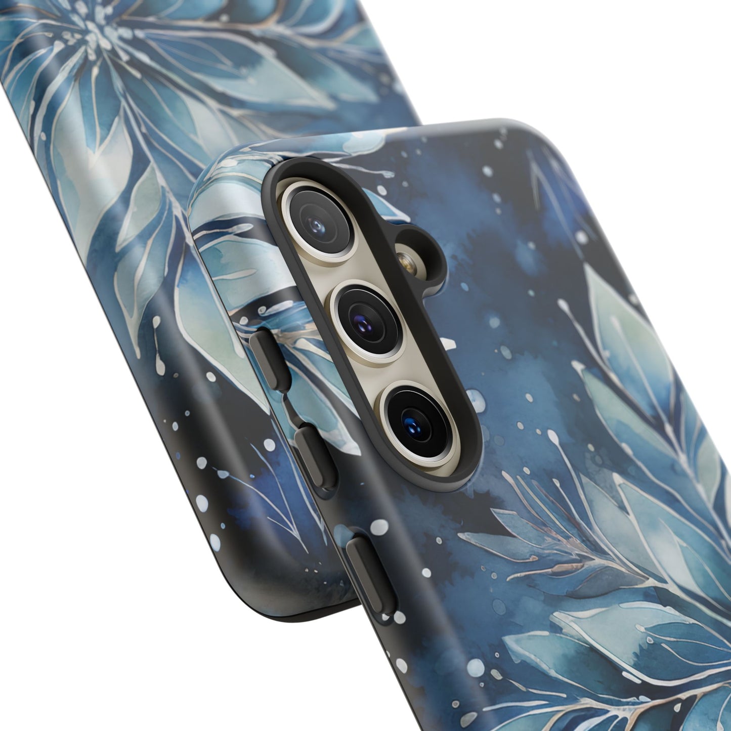 Winter’s Embrace – Blue Snowflake Samsung Galaxy Case