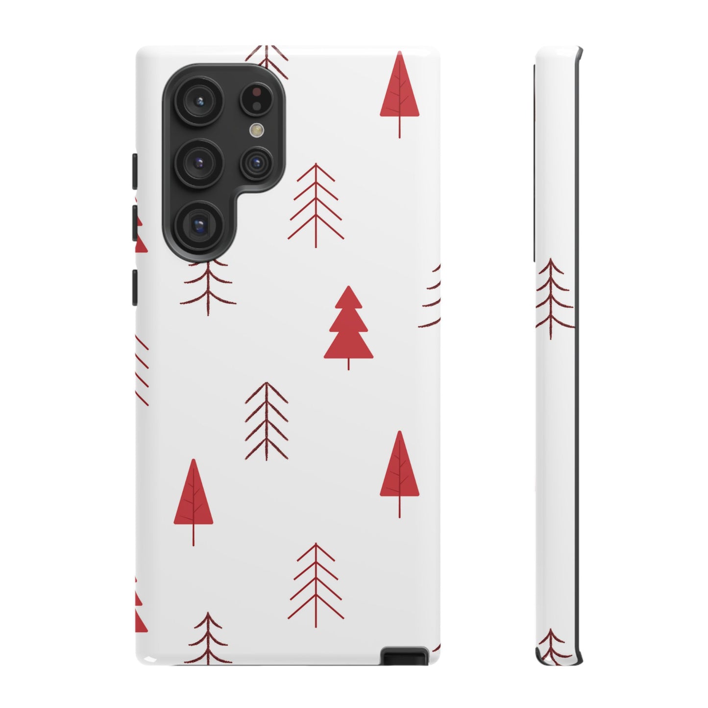 Scandi Red Pine Trees - Samsung Galaxy Series Case