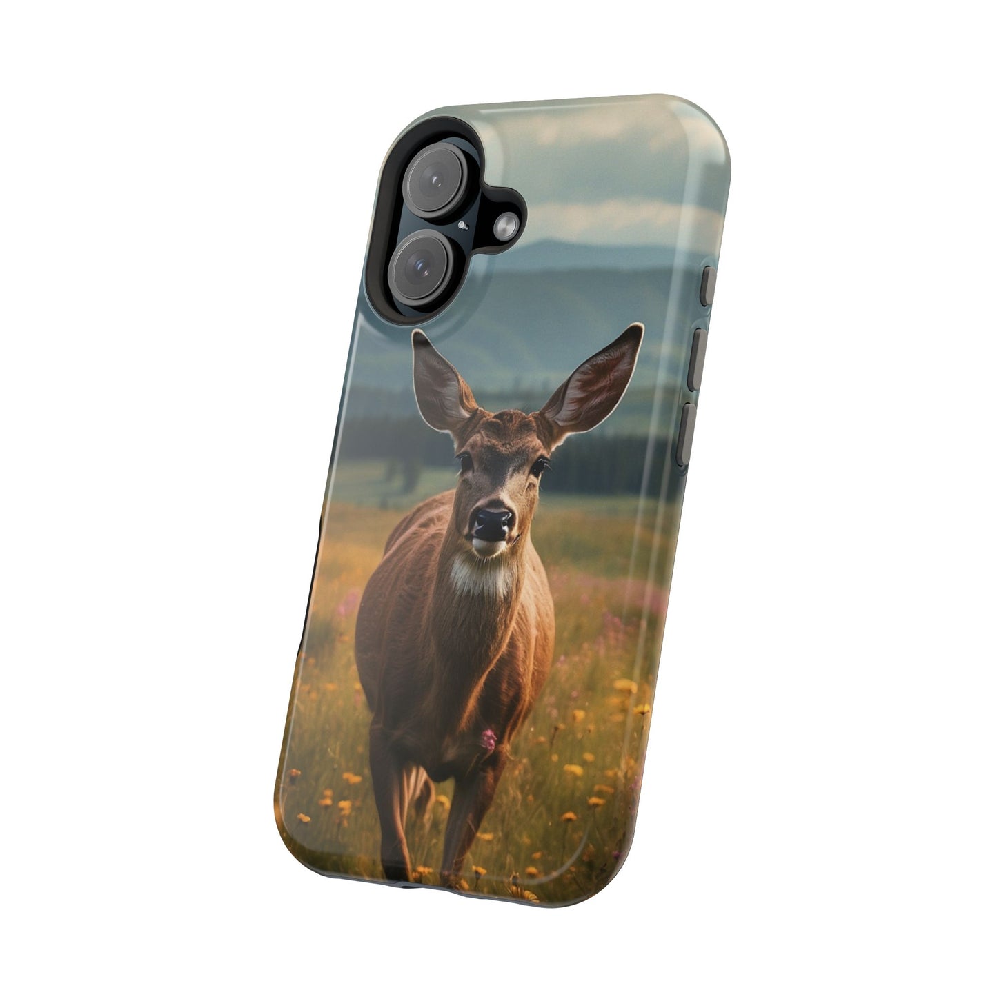 Rustic Meadow Deer – MagSafe iPhone Case