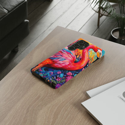 Flamingo Fiesta – Vibrant Flamingo Samsung Galaxy Phone Case