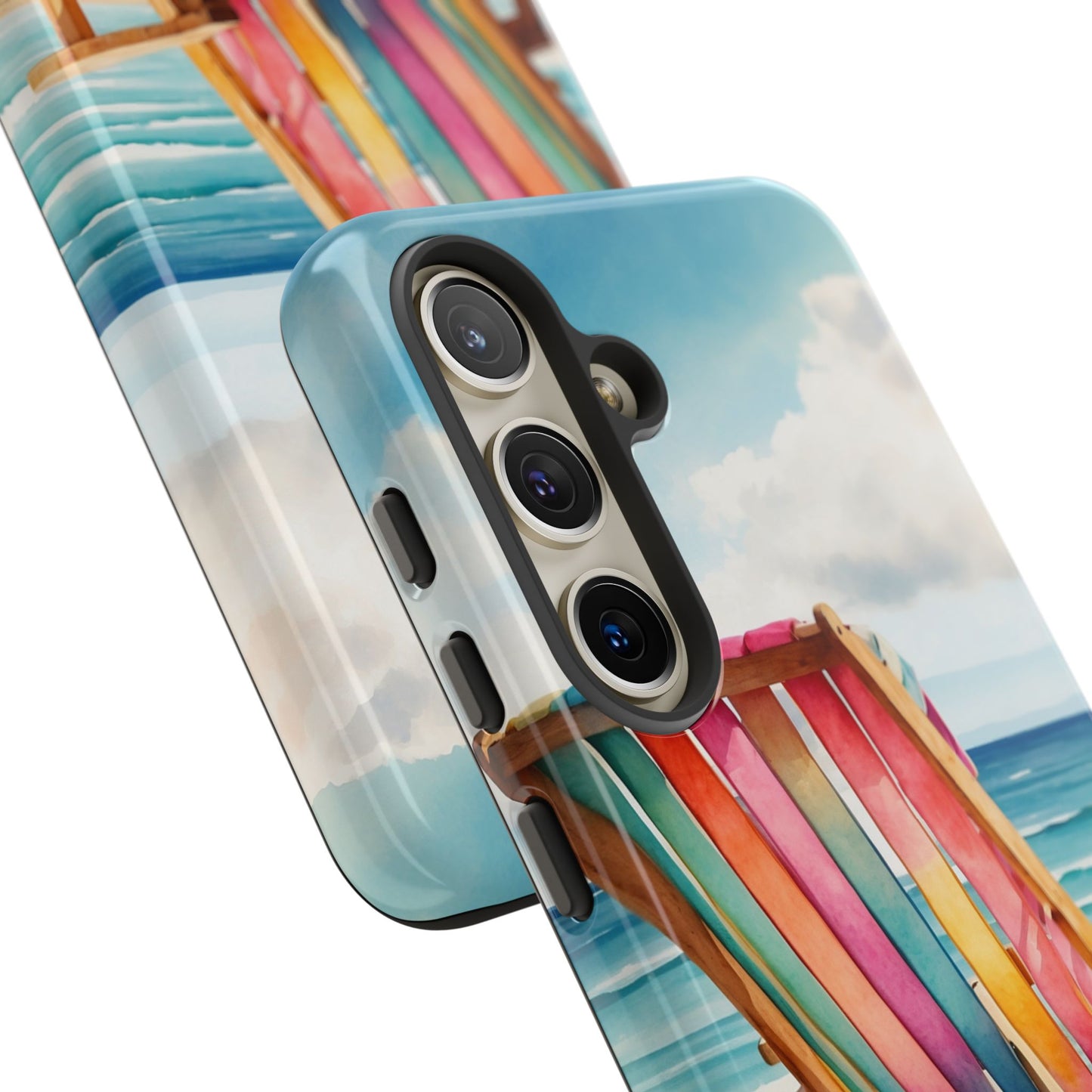 Vibrant Beach Escape Samsung Galaxy Case – Colorful Summer Design