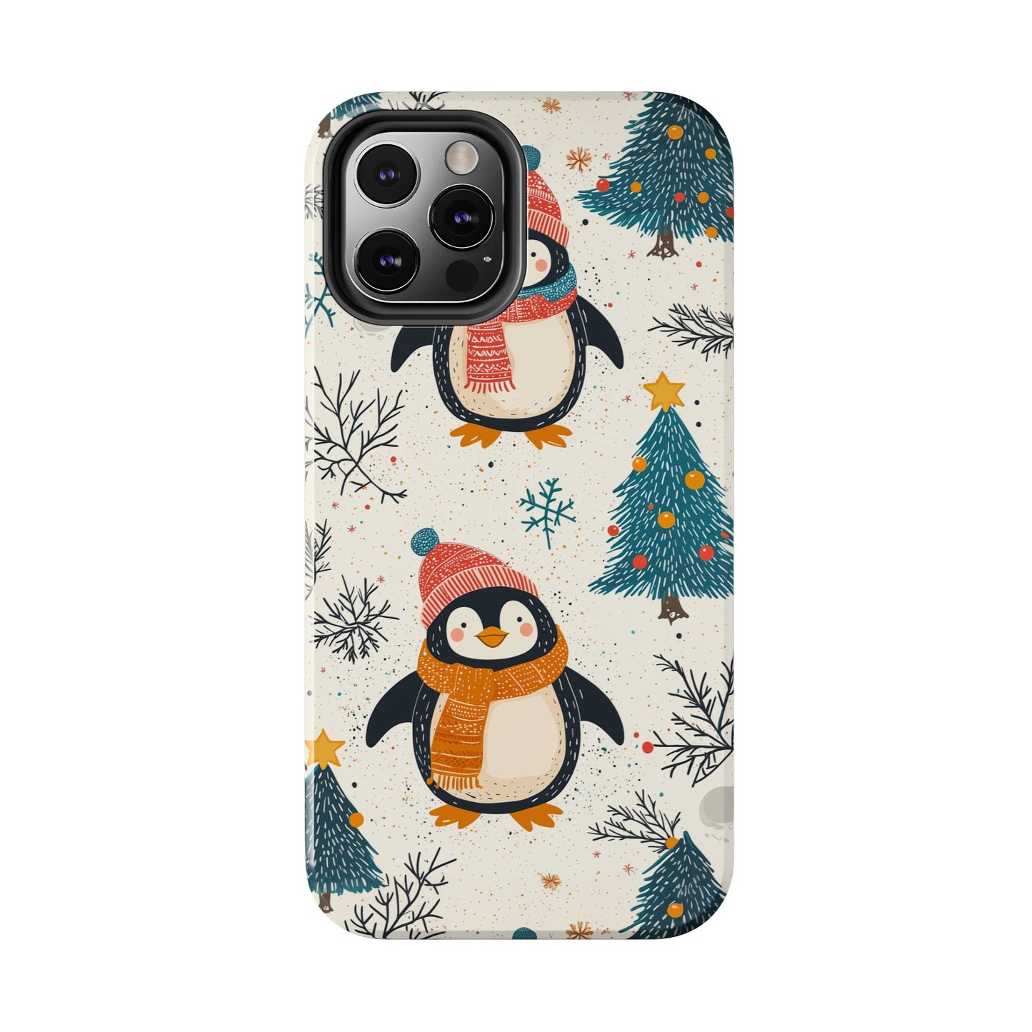 Penguin Wonderland – Snowy Christmas Cheer iPhone Case