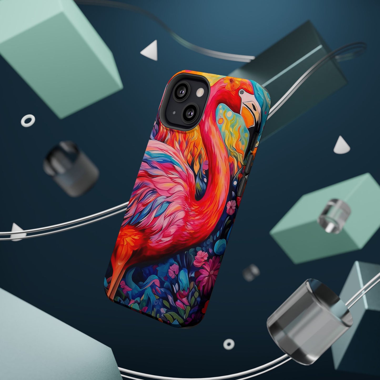 Flamingo Fiesta – Vibrant Flamingo MagSafe iPhone Cases