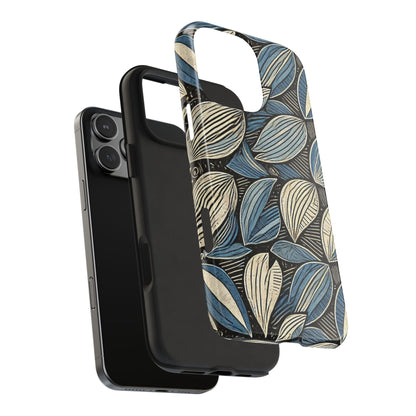 Botanical Leaf Pattern iPhone Case - Nature-Inspired Protective Cover