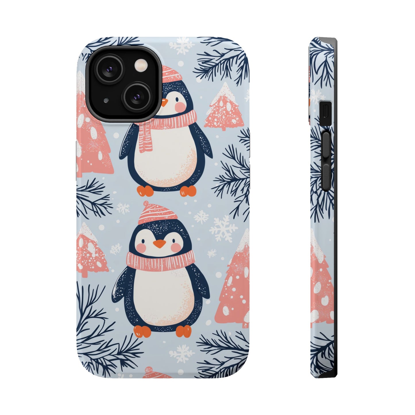 Penguin in Winter Wonderland MagSafe iPhone Case