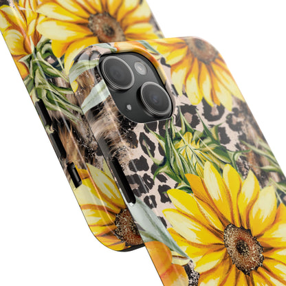 Leopard Sunflower Chic - iPhone Series Case