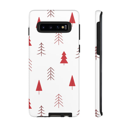 Scandi Red Pine Trees - Samsung Galaxy Series Case