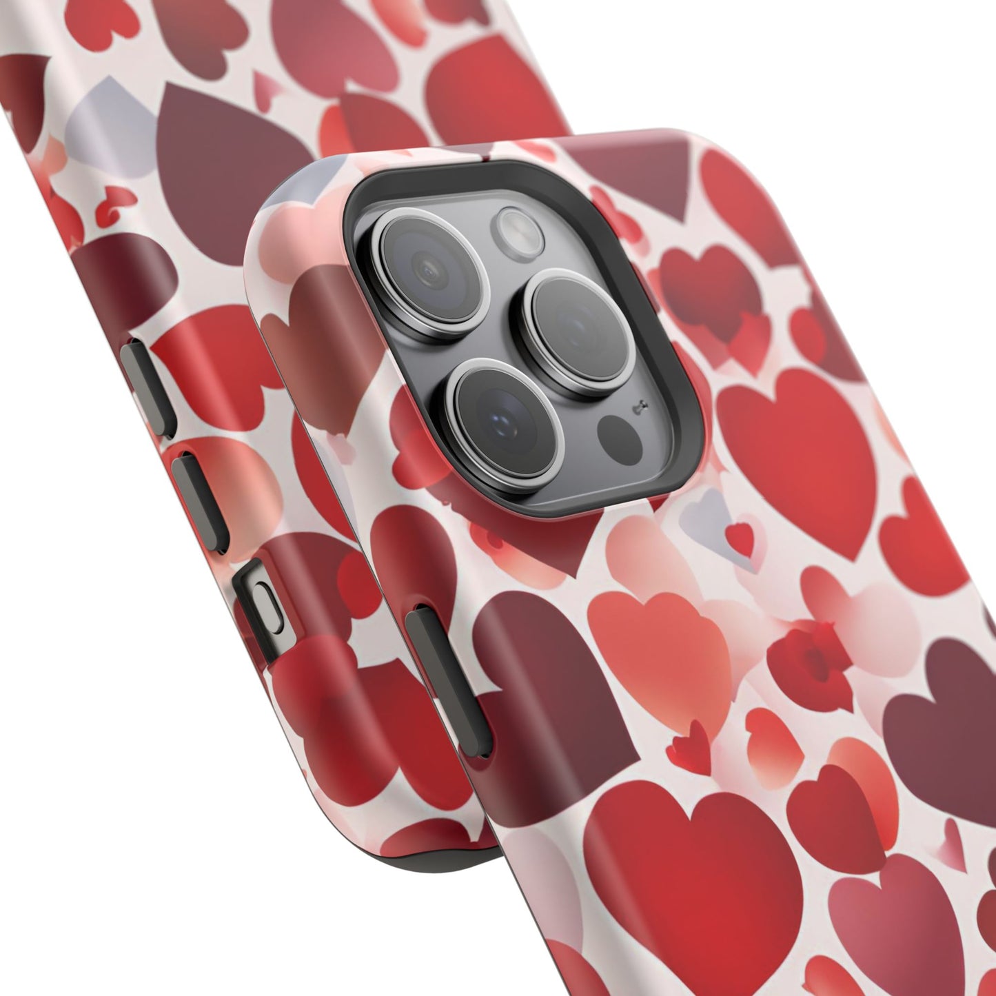 MagSafe Case: Romantic Red Heart Gradient Case