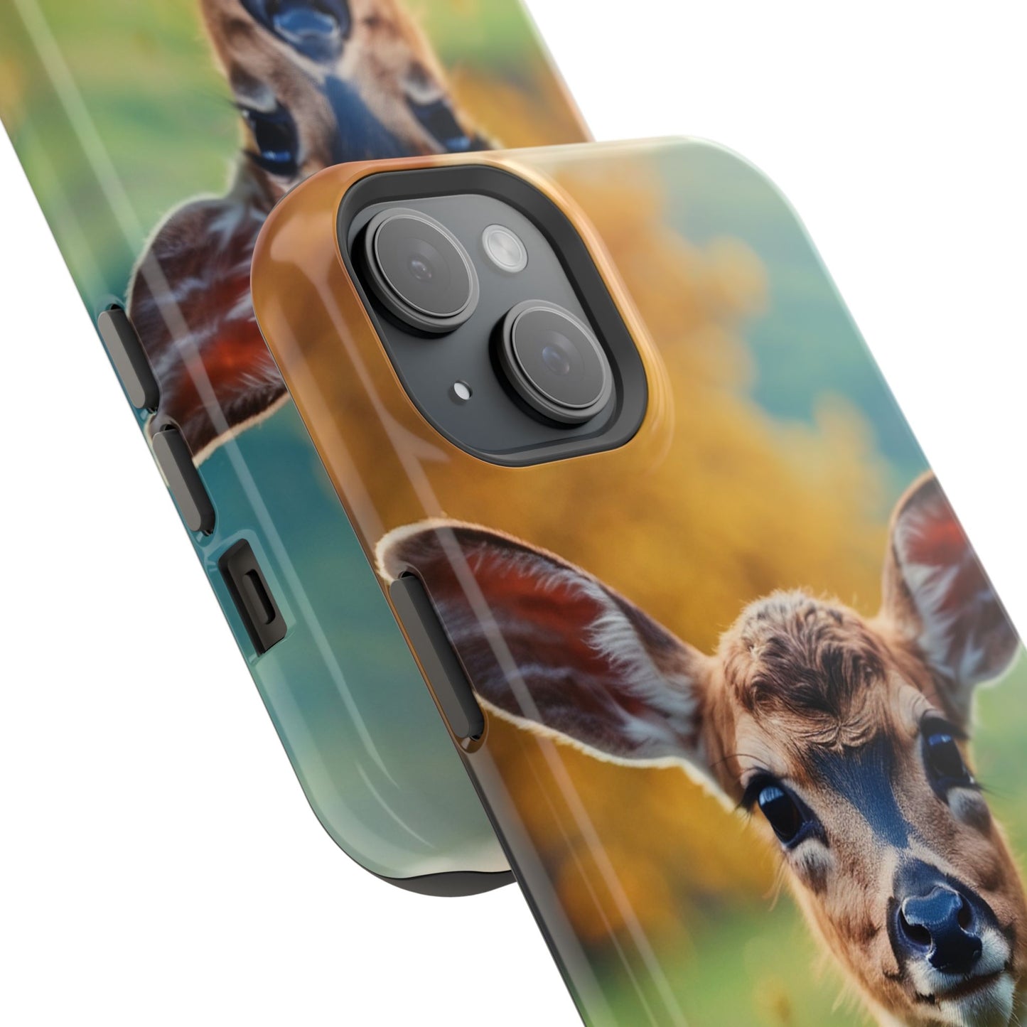 MagSafe-Compatible iPhone Case – Golden Meadow Fawn