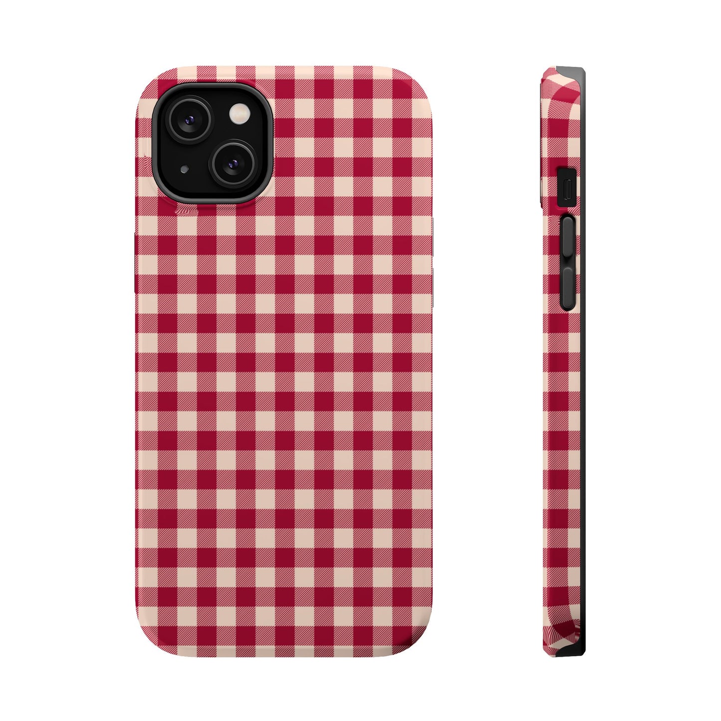 Vintage Red Gingham Check – MagSafe iPhone Case