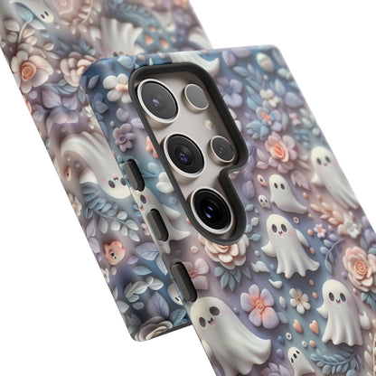 Ghosts Flowers Phone Case - Enchanting Ethereal Aesthetic