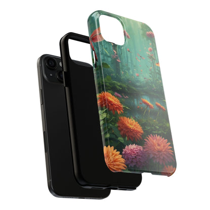 Enchanted Forest Dragonflies & Blossoms – iPhone Series Case