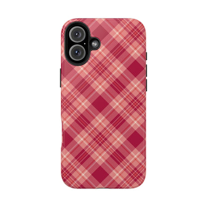 Rustic Red Plaid – iPhone Series Case