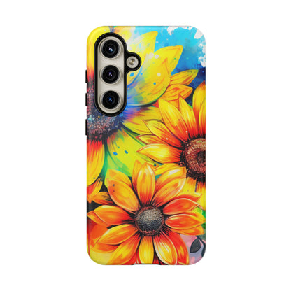 Vibrant Sunflower Splash - Samsung Galaxy Series Case